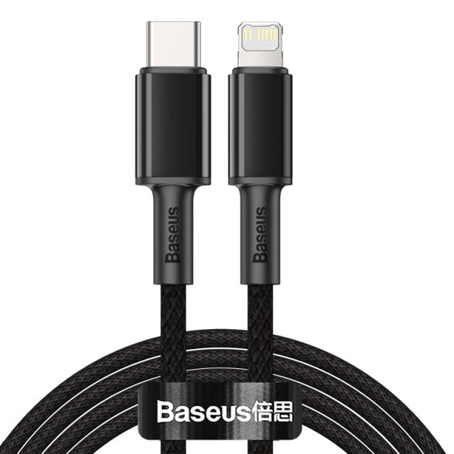 Baseus-MacBook,iPhone 13 12 11 pro max xr 8 pd,20W用のUSB Cケーブル,急速充電,タイプC用