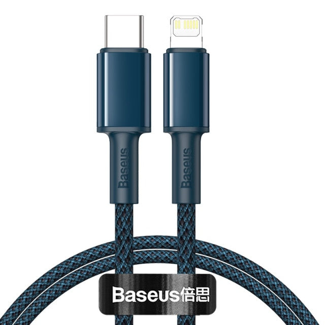 Baseus-MacBook,iPhone 13 12 11 pro max xr 8 pd,20W用のUSB Cケーブル,急速充電,タイプC用